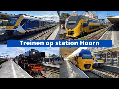 Treinen op station Hoorn - 16 juli 2022