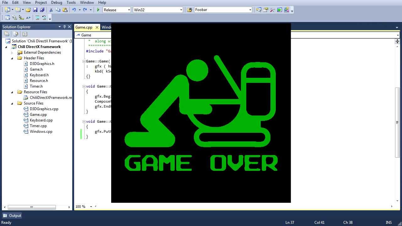 C game programming. C++ Projects. Game over c++. DIRECTX C++ уроки. Урока программирования DIRECTX.