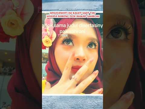 ahmad sahroni diam² tiba² wisuda s3 #beritaterkini #ahmadsahroni #bravo
