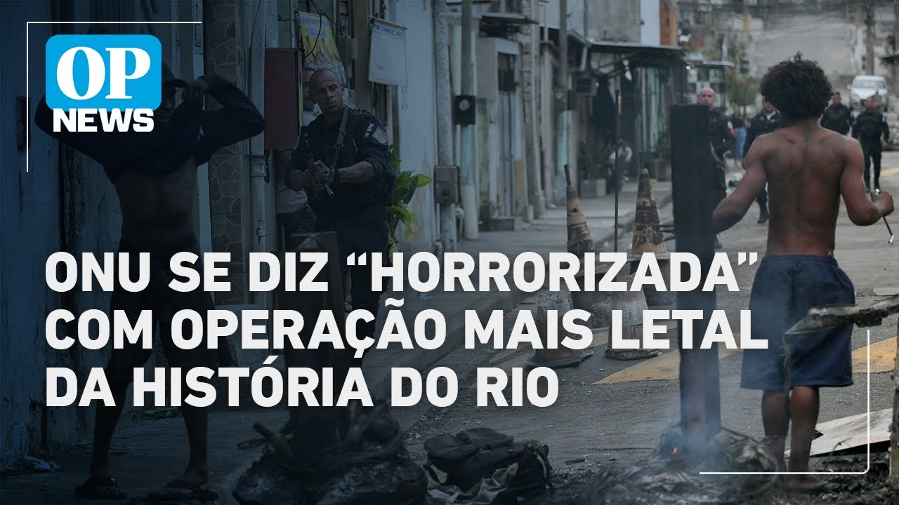 Operação contra o CV é a maior da história do Rio ONU condena matança | O POVO News  TV Online Operação contra o CV é a maior da história do Rio ONU condena matança | O POVO News