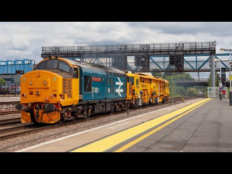 37401 Thrashes Through Lincoln With a Failed DR77907 In Tow (13/06/22)