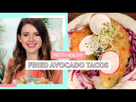 Vegan Fried Avocado Tacos | Pretty Healthy