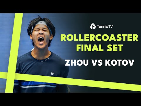 Rollercoaster Final Set In Yi Zhou vs Pavel Kotov | Beijing 2024