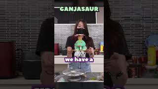 Giri somehow made a Venusaur cake that looked HIGH