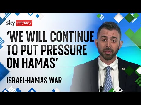 'We are fighting to bring back our stolen children' - Israeli spokesperson | Israel-Hamas war