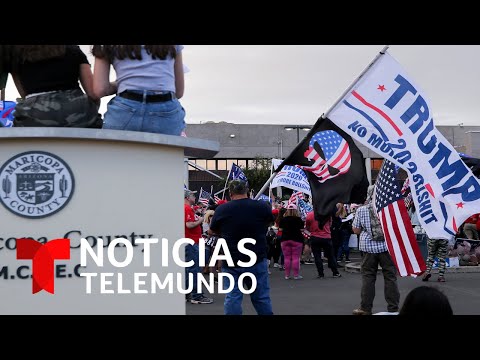 Seguidores de Trump siguen en la calle en Arizona | Noticias Telemundo