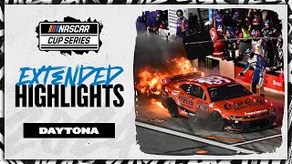 NASCAR Official Extended Highlights: Daytona's wild night produces an exciting overtime finish