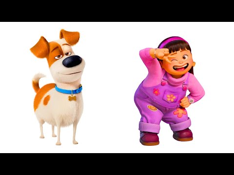 SECRET LIFE OF PETS 2 MOVIE CHARATCERS AND THEIR FAVORITE TURNING RED 2 CHARACTERS!
