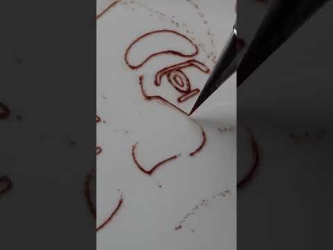 チョコペンで「川口」描いてみた #shorts #昼メシの流儀 #クレヨンしんちゃん
