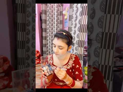 Karwachauth makeup look | Vlog part 2 | #love #prabhi1406 #husbandwife#karwachauthspecial