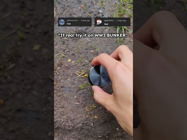 It's REAL bro... Speaker LINK IN BIO! WW2 Bunker tests mini bass speaker...