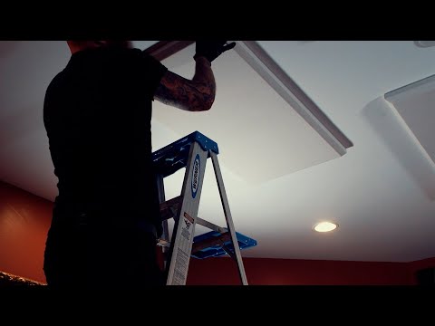 Flush Mounting an Acoustic Ceiling Panel