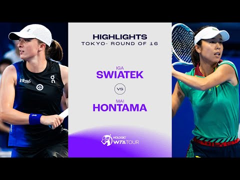 Iga Swiatek vs. Mai Hontama | 2023 Tokyo Round of 16 | WTA Match Highlights