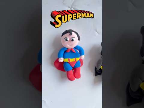 I made superman from clay #supermancosplay