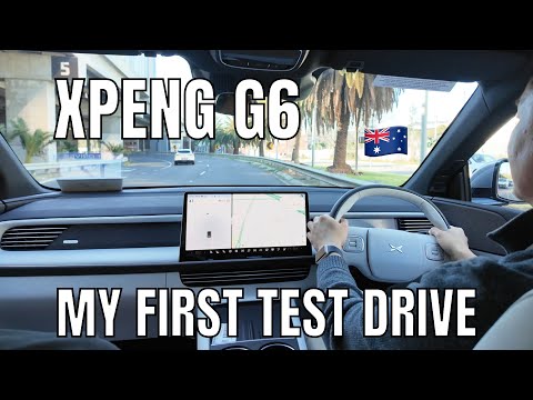 RHD XPENG G6 Australia Test Drive and Infotainment Screen Walkthrough