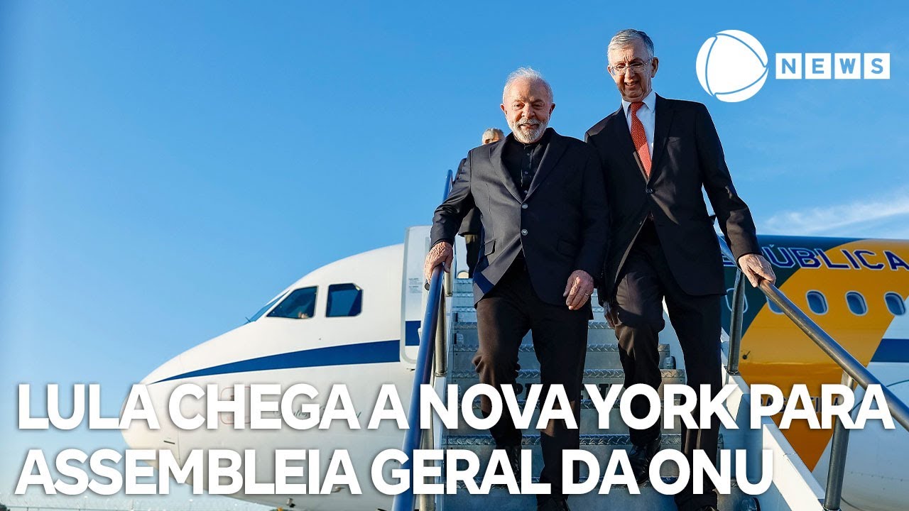 Lula chega a Nova York para assembleia geral da ONU