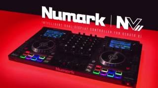 Numark NVII Four-Deck + Four-Channel Serato DJ Controller with Dual Displays in action - learn more