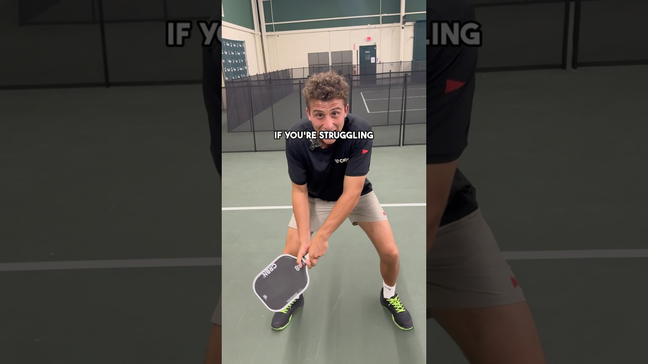 Do this if you struggle with hitting resets in pickleball! #pickleball #pickleballtips