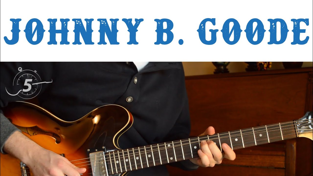 Guitar Solo - "Johnny B Goode" By Chuck Berry - Slow/Med/Fast Tempos ...