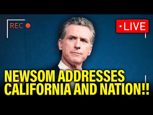 EXCLUSIVE: Governor Newsom ADDRESSES State and Nation LIVE