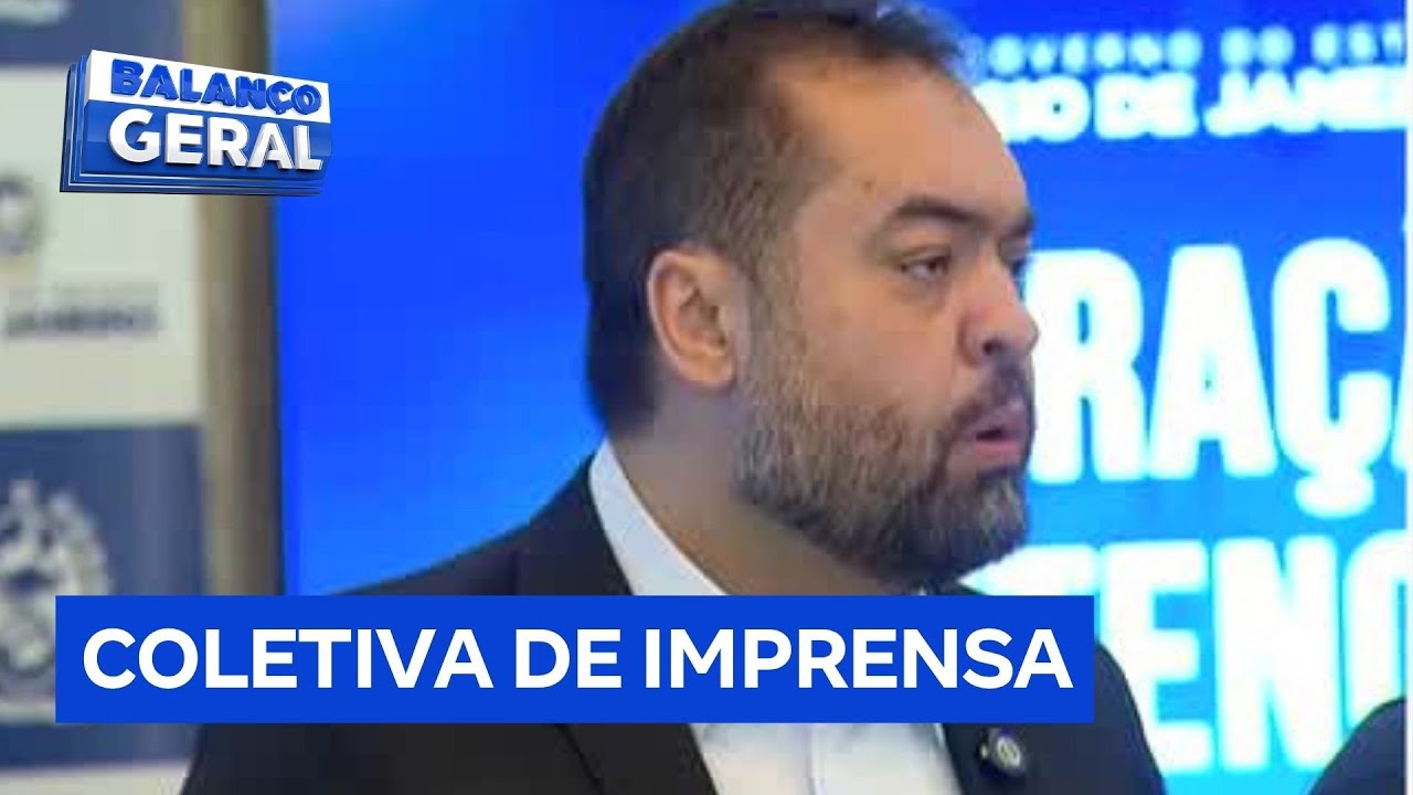 Governador do Rio de Janeiro concede coletiva para falar sobre operação contra o crime organizado  TV Online Governador do Rio de Janeiro concede coletiva para falar sobre operação contra o crime organizado