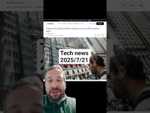 YouTube thumbnail for Latest #technology news for July 21st, 2025