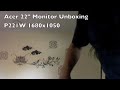 Unboxing Acer P221W 22