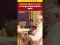 PM Modi Offers Prayers at Maa Durga Puja Pandal in Delhi’s Chittaranjan Park