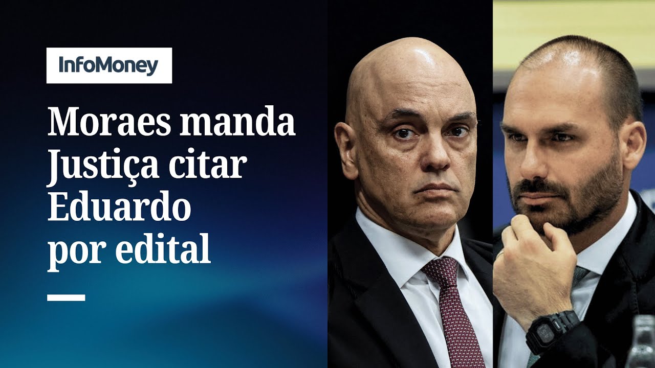Moraes diz que Eduardo Bolsonaro está nos EUA para fugir da lei | InfoMoney News