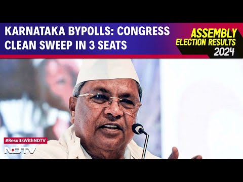 Karnataka Bypolls Results: Congress Clean Sweep In 3 Seats