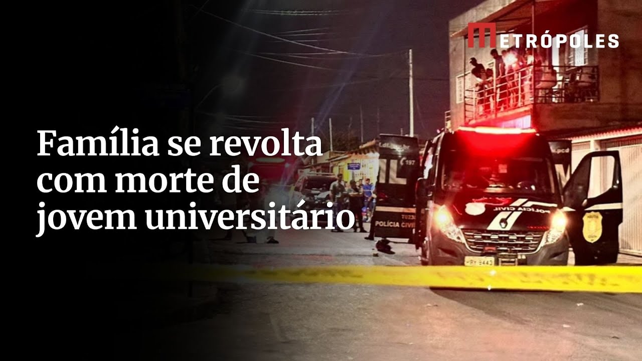 Família se revolta com morte de jovem universitário