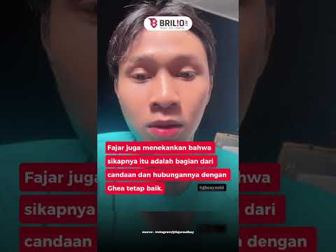 Fajar Sadboy tak masalah tangannya ditepis Ghea Youbi di panggung, bela sang pedangdut yang dikritik