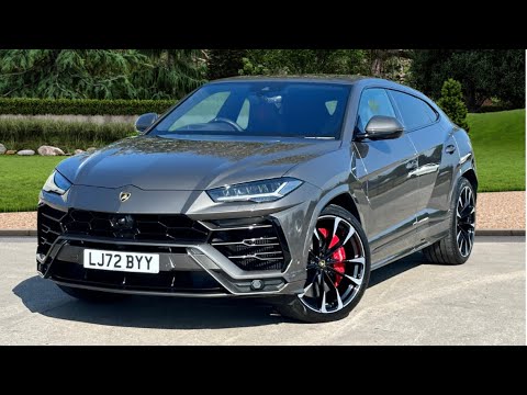 Walk round video of our Lamborghini Urus 2022/72 Reg Grigio Keres, Over £35000 in options