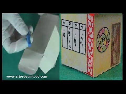 Como Fazer Casa de Caixa para Maquete #02 - YouTube