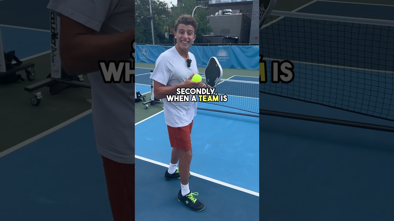 How to neutralize a team that uses drive and crash! #pickleball #pickleballtips