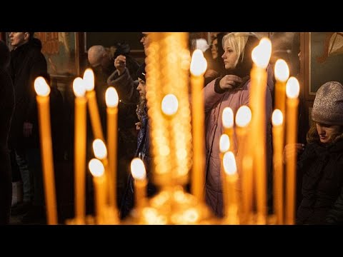 Ucranianos celebram Natal Ortodoxo