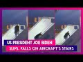 US President Joe Biden Slips, Falls On Aircraft’s Stairs While Leaving Poland