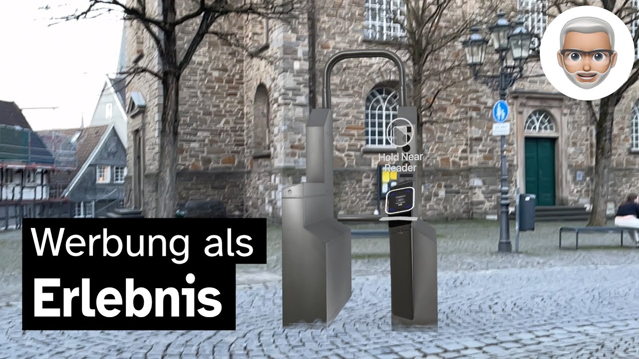 Werbung in AR: ePayment-Demo - New Yorker U-Bahn in Apples Augmented Reality