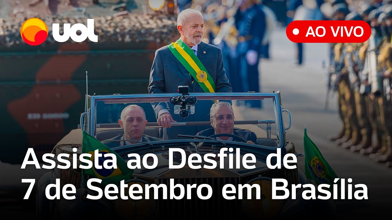 7 de Setembro ao vivo Lula Alckmin e outras autoridades participam do desfile em Brasília assista