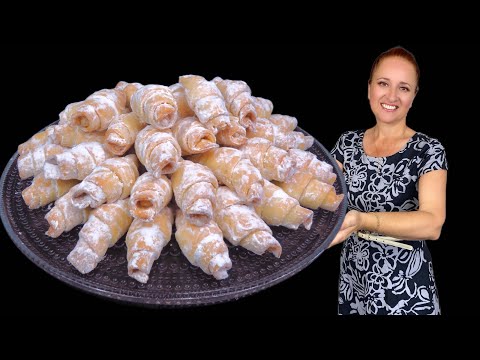 ✨ ОРЕХОВЫЕ РОГАЛИКИ тают во рту Выпечка к чаю Люда Изи Кук печенье на скорую руку песочные рогалики