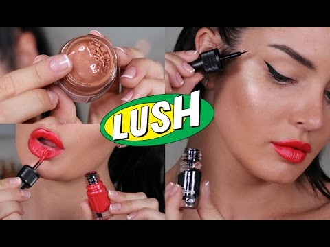 HIT or MISS"! Trying LUSH (Handmade & Ethical) Makeup!