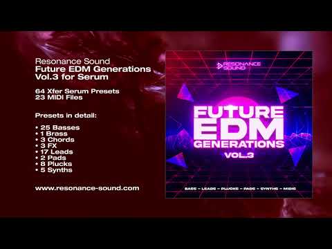 Future EDM Generations Vol.3 for Serum | Big Room & Festival Sounds for xfer Serum
