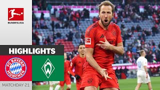 Kane Paved The Way To Victory! | FC Bayern München — SV Werder Bremen 3-0 | Highlights | MD 21
