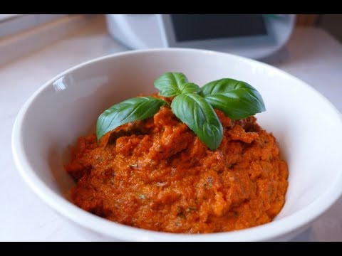 Thermomix TM 6 - Mediterraner Tomaten Aufstrich - mit Anbrat-Funktion