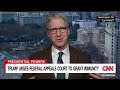 Trump urges appeals court to grant ‘absolute immunity’. Hear what legal expert thinks(CNN) - 08:31 min - News - Video