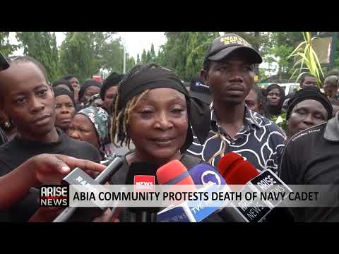 ABIA COMMUNITY PROTESTS DEATH OF NAVY CADET