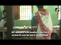 Sandeshkhali Voting News | BJP Candidate From Basirhat Rekha Patra Casts Her Vote In Sandeshkhali  - 01:40 min - News - Video