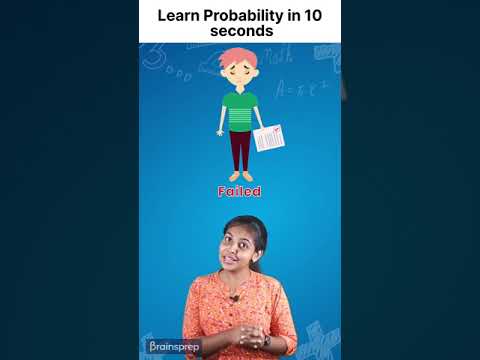Learn Probability in 10 seconds ! Follow @brainsprep for more interesting videos. #brainsprep