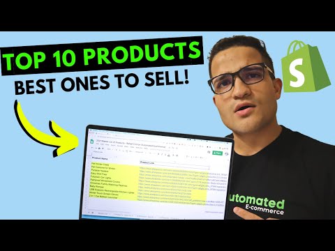 TOP 10 WINNING PRODUCTS TO DROPSHIP NOW: Best Shopify ...