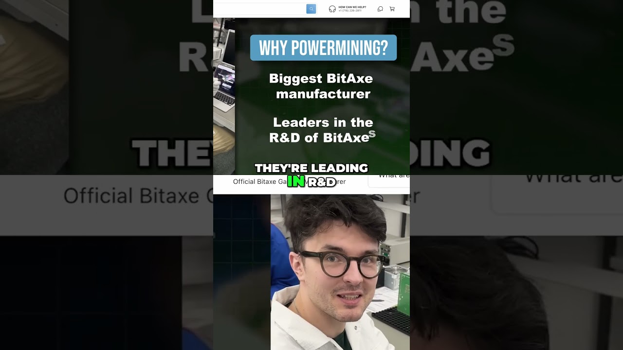 PowerMining: The Fastest Bitaxe Manufacturer in the Market! shorts